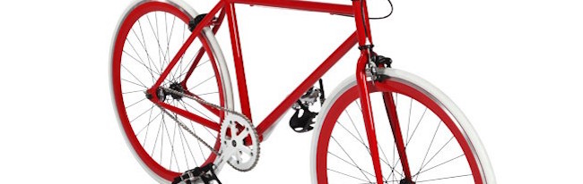 Un fixie rouge pas n'importe quel vélo rouge