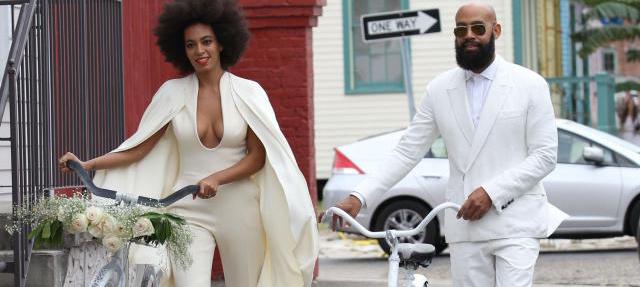 Un mariage en vélo : Solange la soeur de Boyoncé