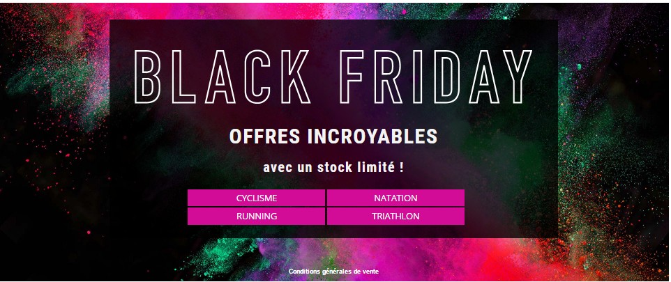 Wiggle aussi pour le Black Friday Cycling